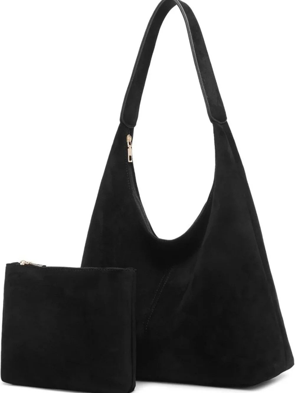 Chic Slouchy Suede Hobo Bag for Women | Casual Shoulder Tote Purse for Work